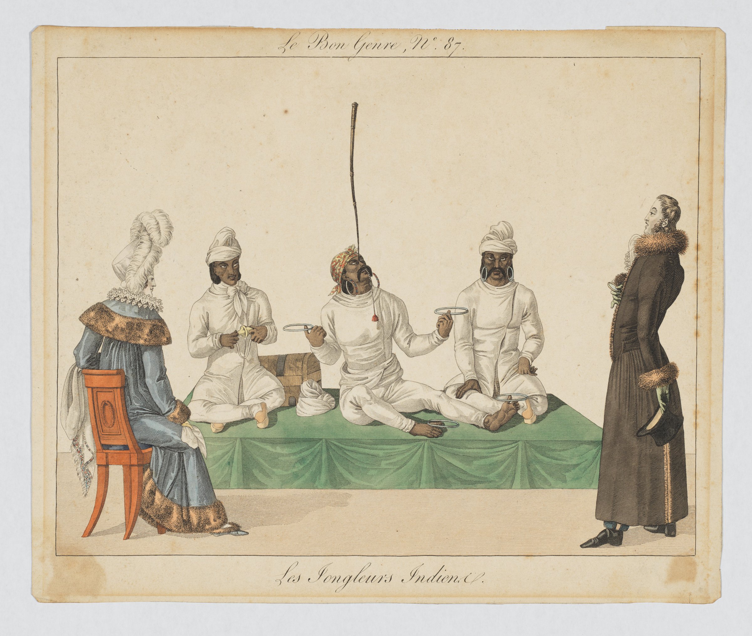 Les Jongleurs Indiens by Georges-Jacques Gatine