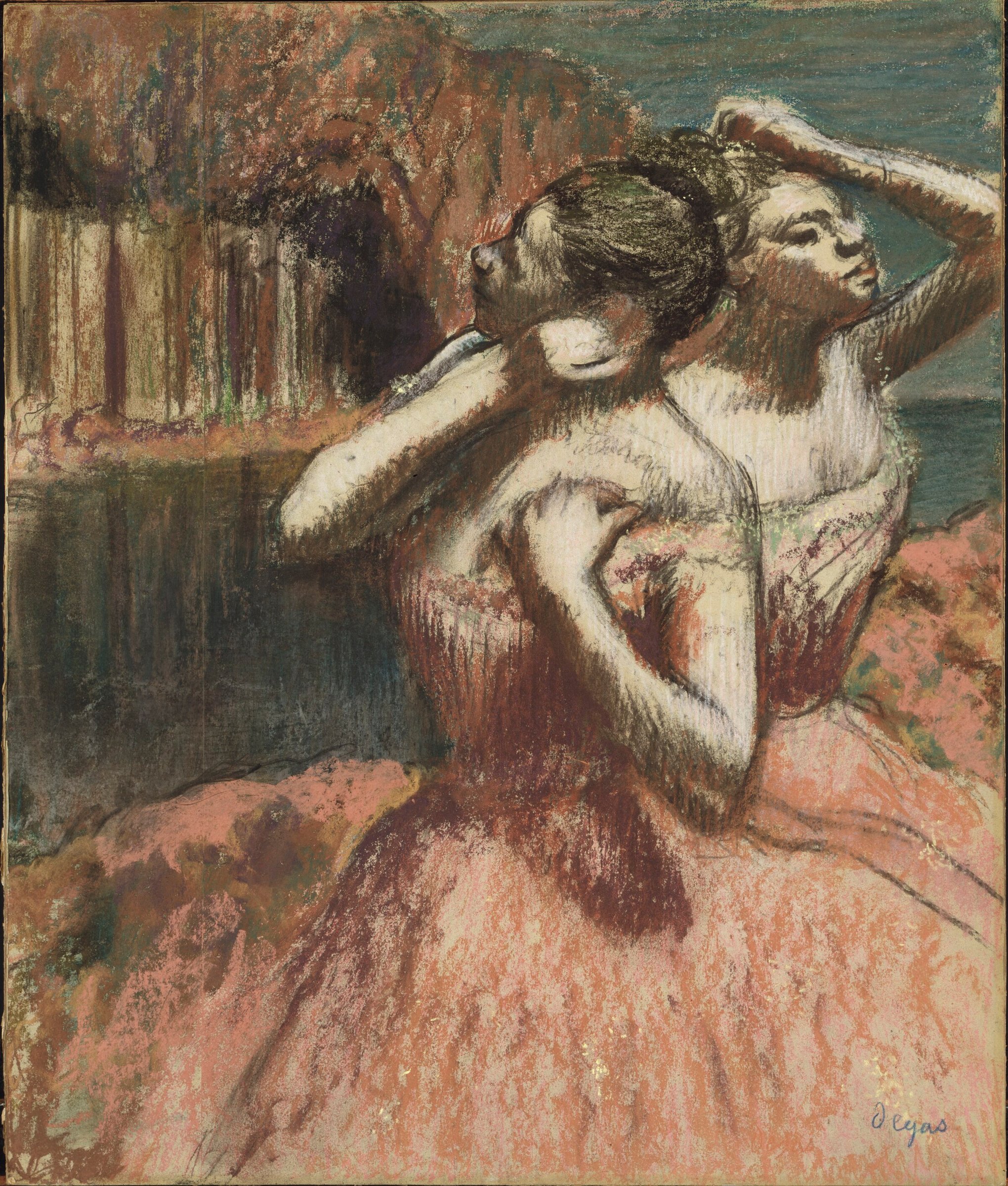 Two Dancers by Edgar Degas