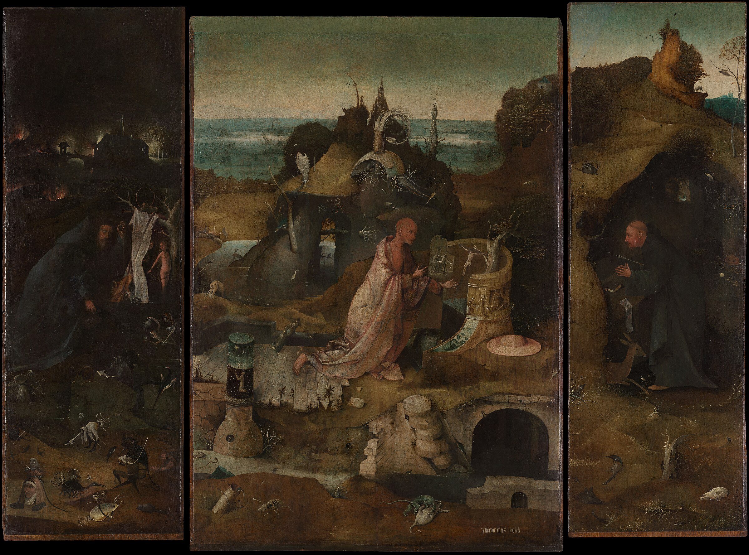 The Hermit Saint by Hieronymus Bosch