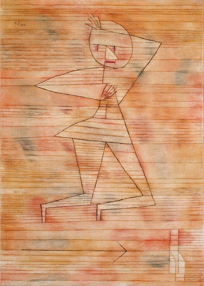 Fleeing Ghost by Paul Klee