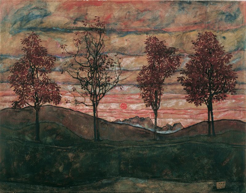 Four trees