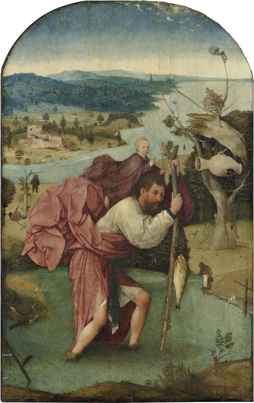 Saint Christopher Carrying the Christ Child