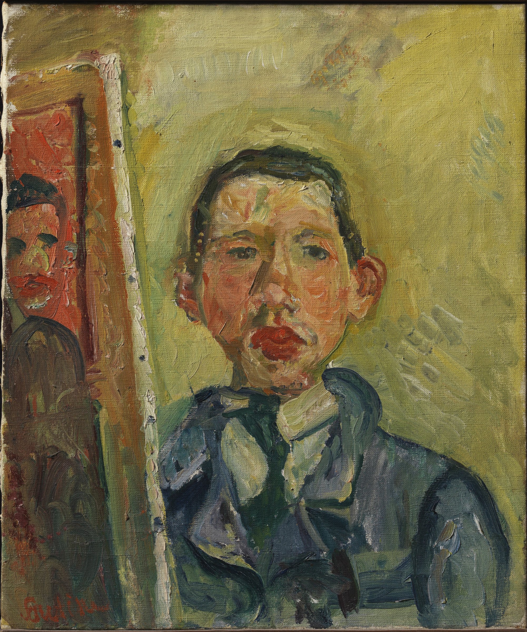 Self-portrait by Chaïm Soutine by Chaim Soutine