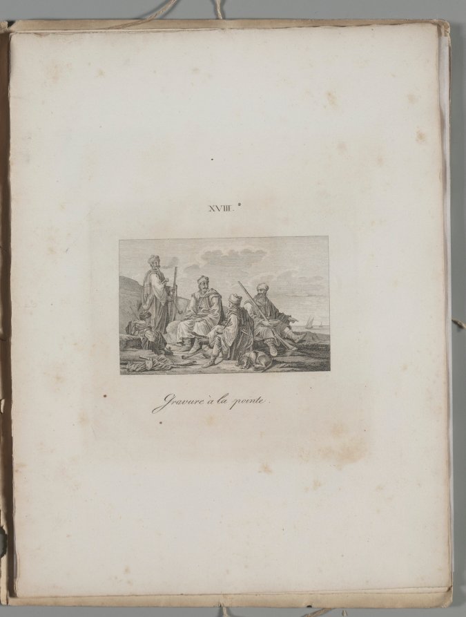 Art of the Lithograph: Albanian, Plate XVIII by Alois Senefelder