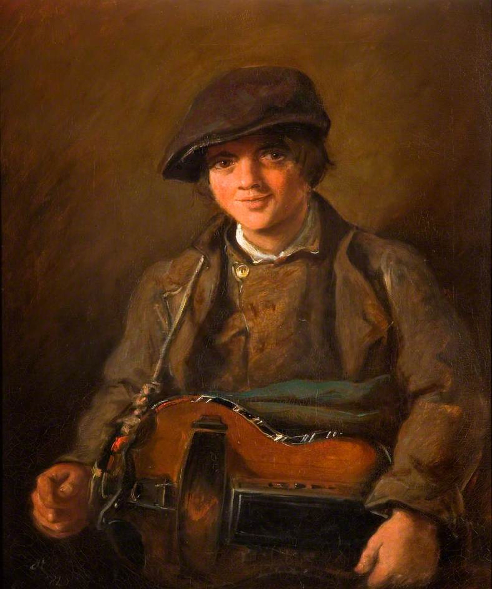 Hurdy Gurdy Boy by Sir John Everett Millais