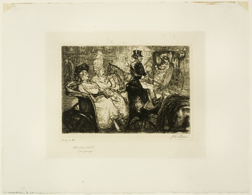 Fifth Avenue Critics by John Sloan