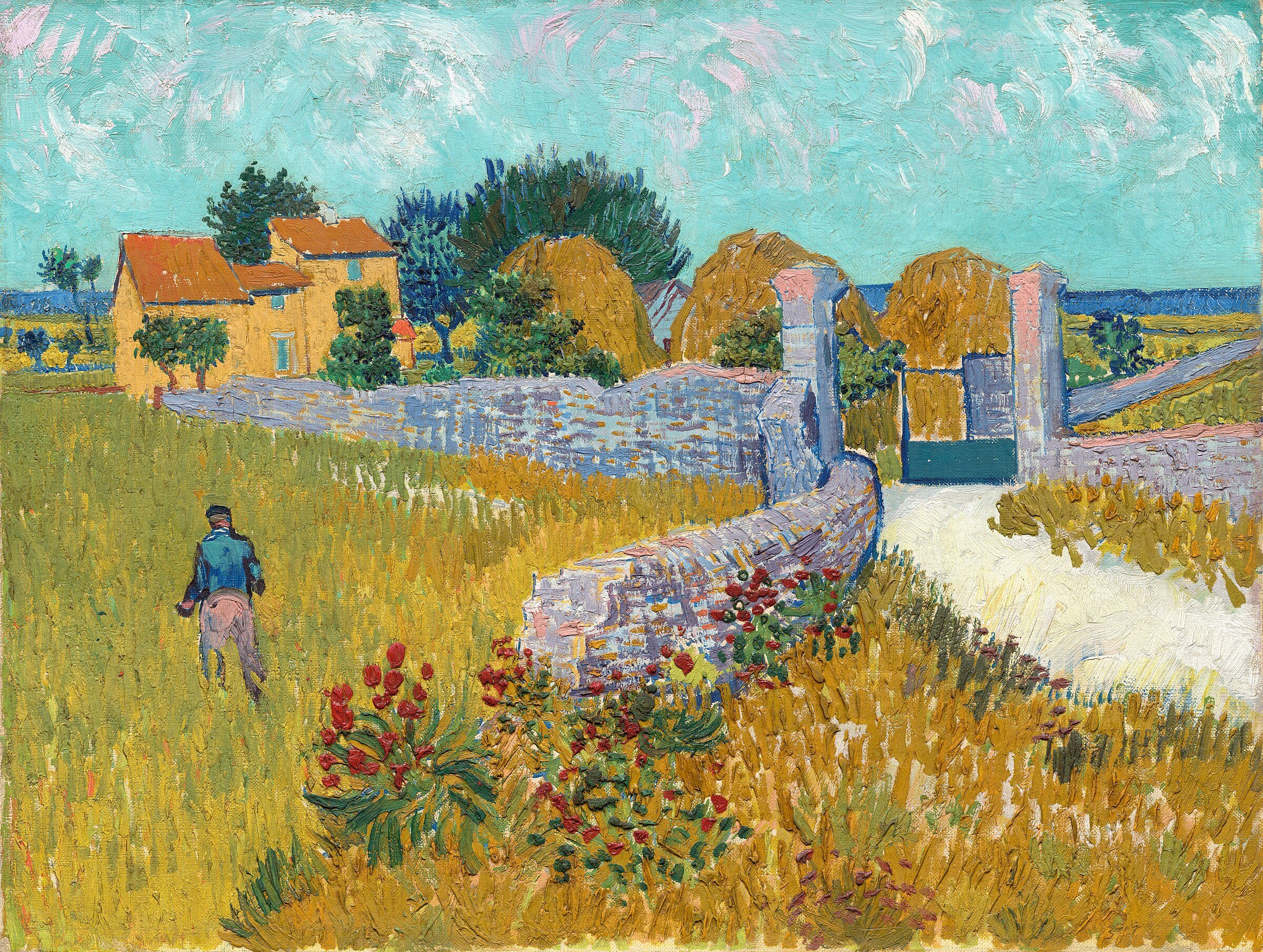 Farmhouse in Provence by Vincent van Gogh