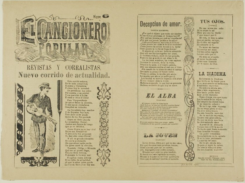 The Popular Songbook, no. 6 by José Guadalupe Posada
