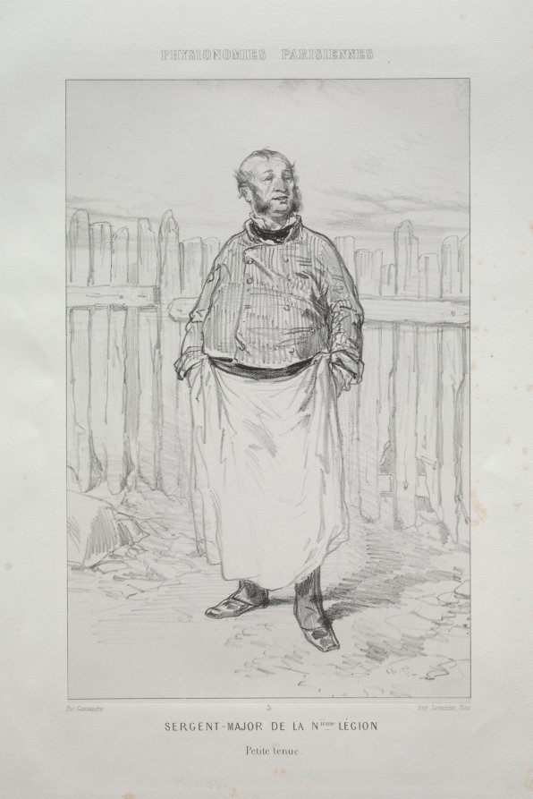 Sergent - Major de la Nième Légion by Paul Gavarni