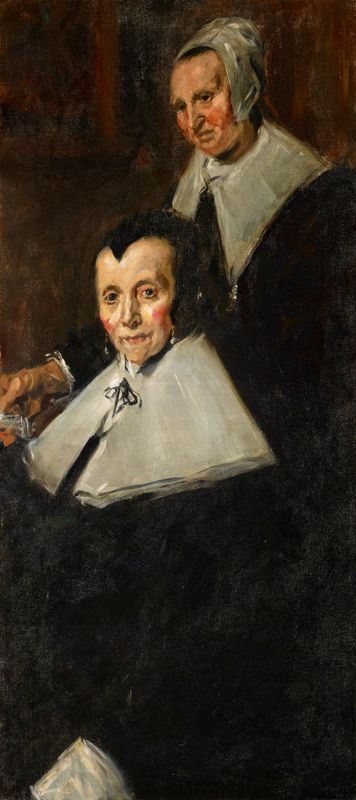 copy of right portion of Hals portrait of The Regentesses of the Old Men's Almshouse Haarlem