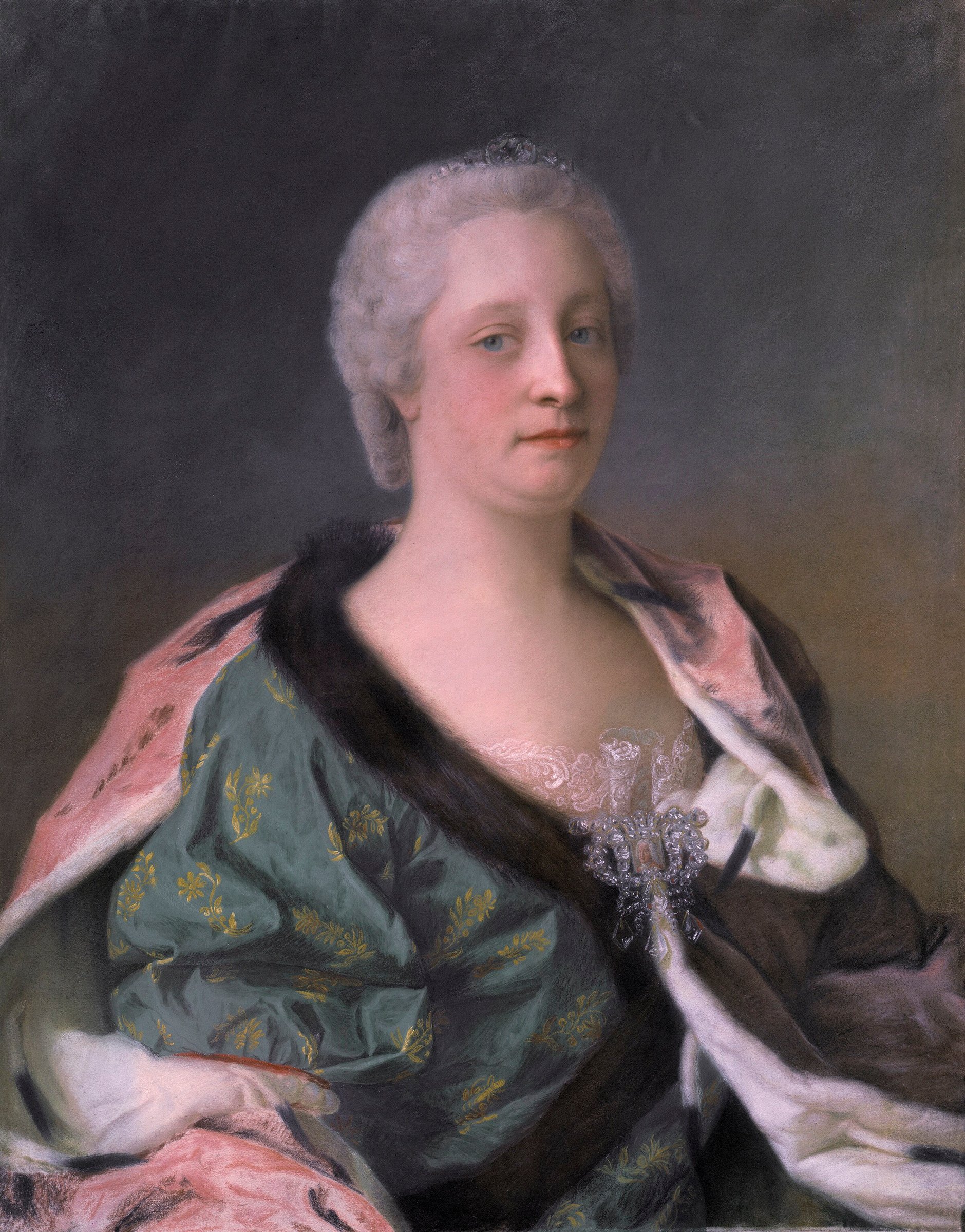 Portrait of empress Maria Theresia by Jean-Étienne Liotard