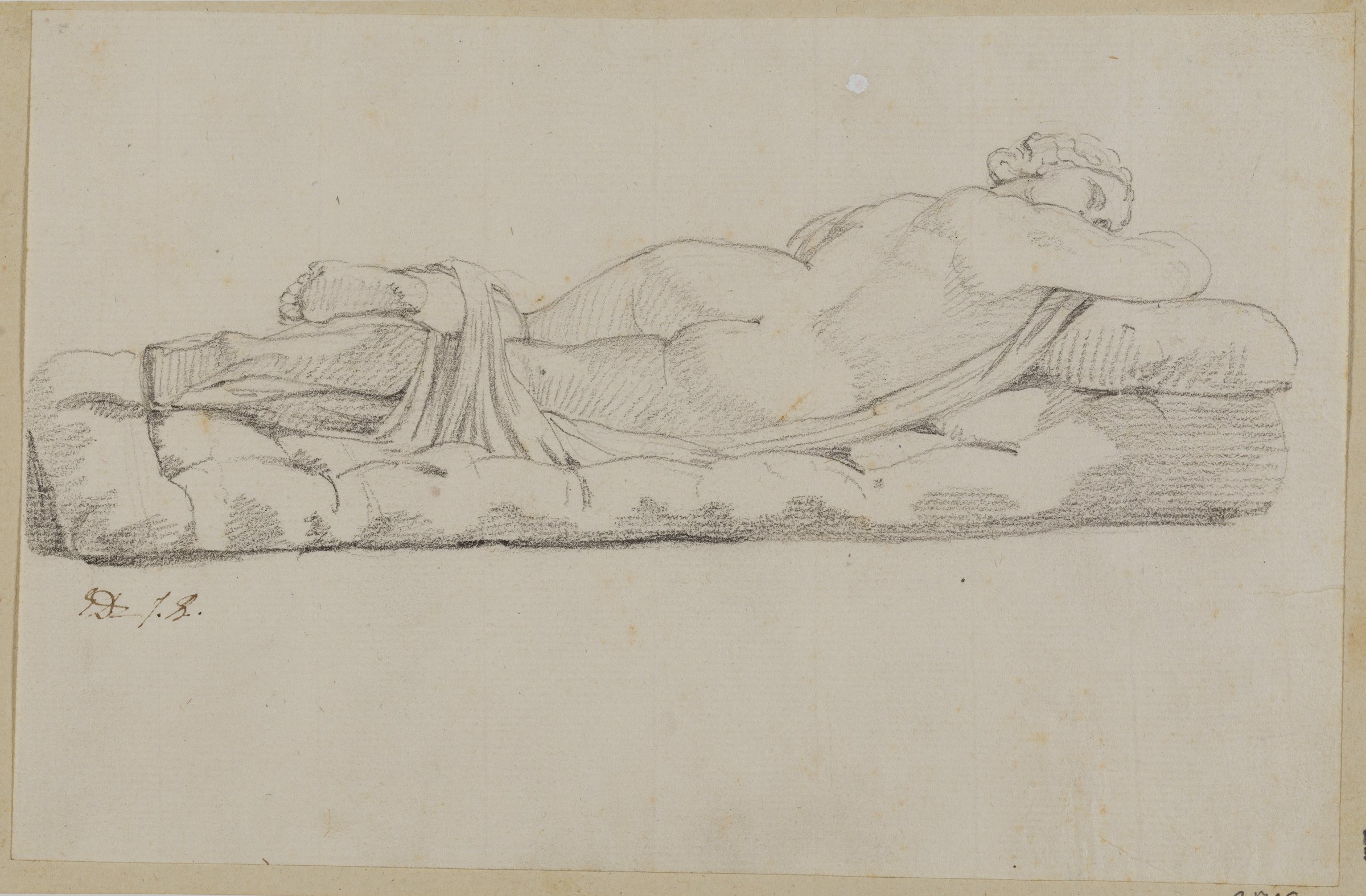 Hermaphrodite by Jacques-Louis David