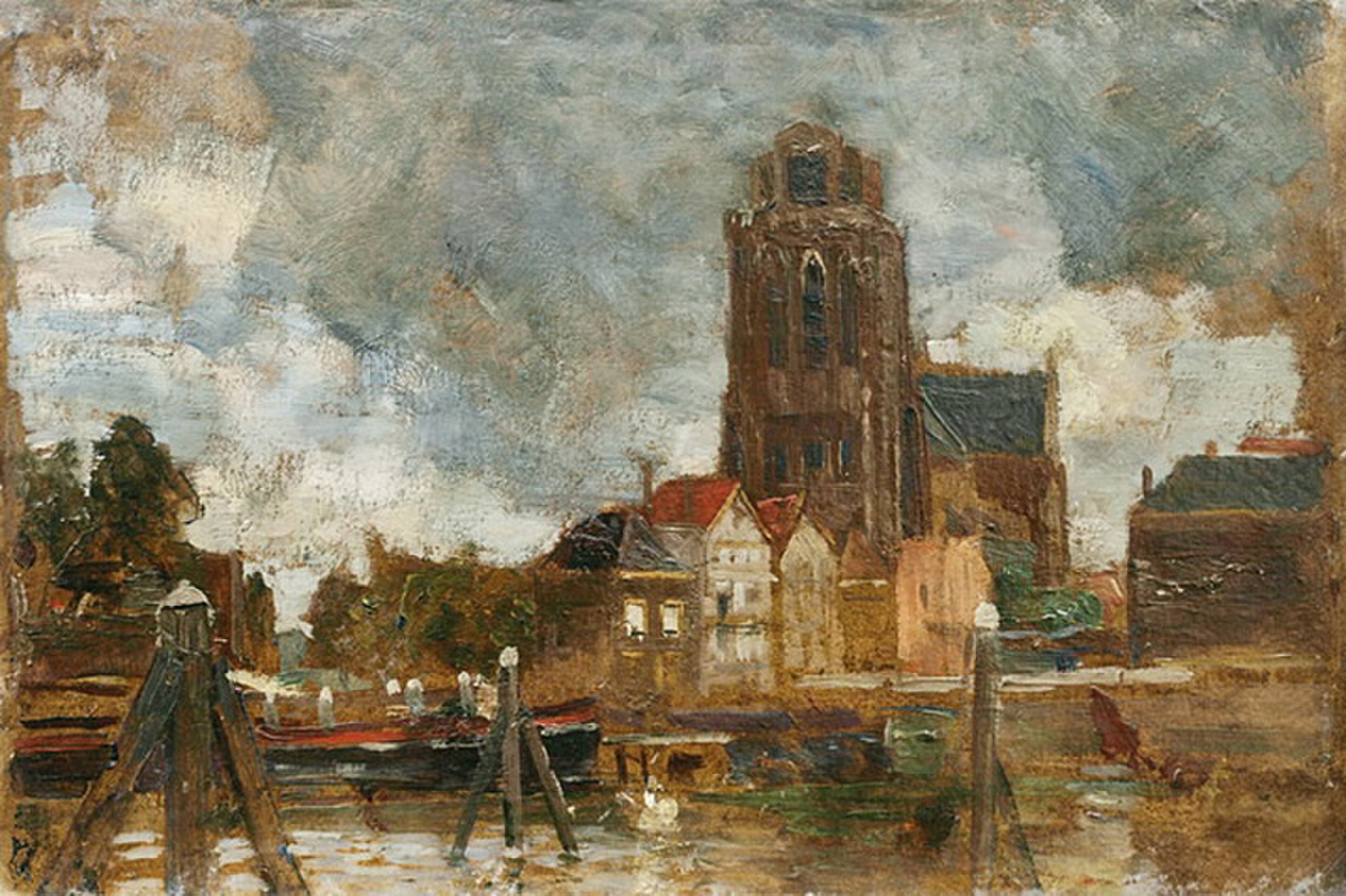 View on Dordrecht by Tina Blau