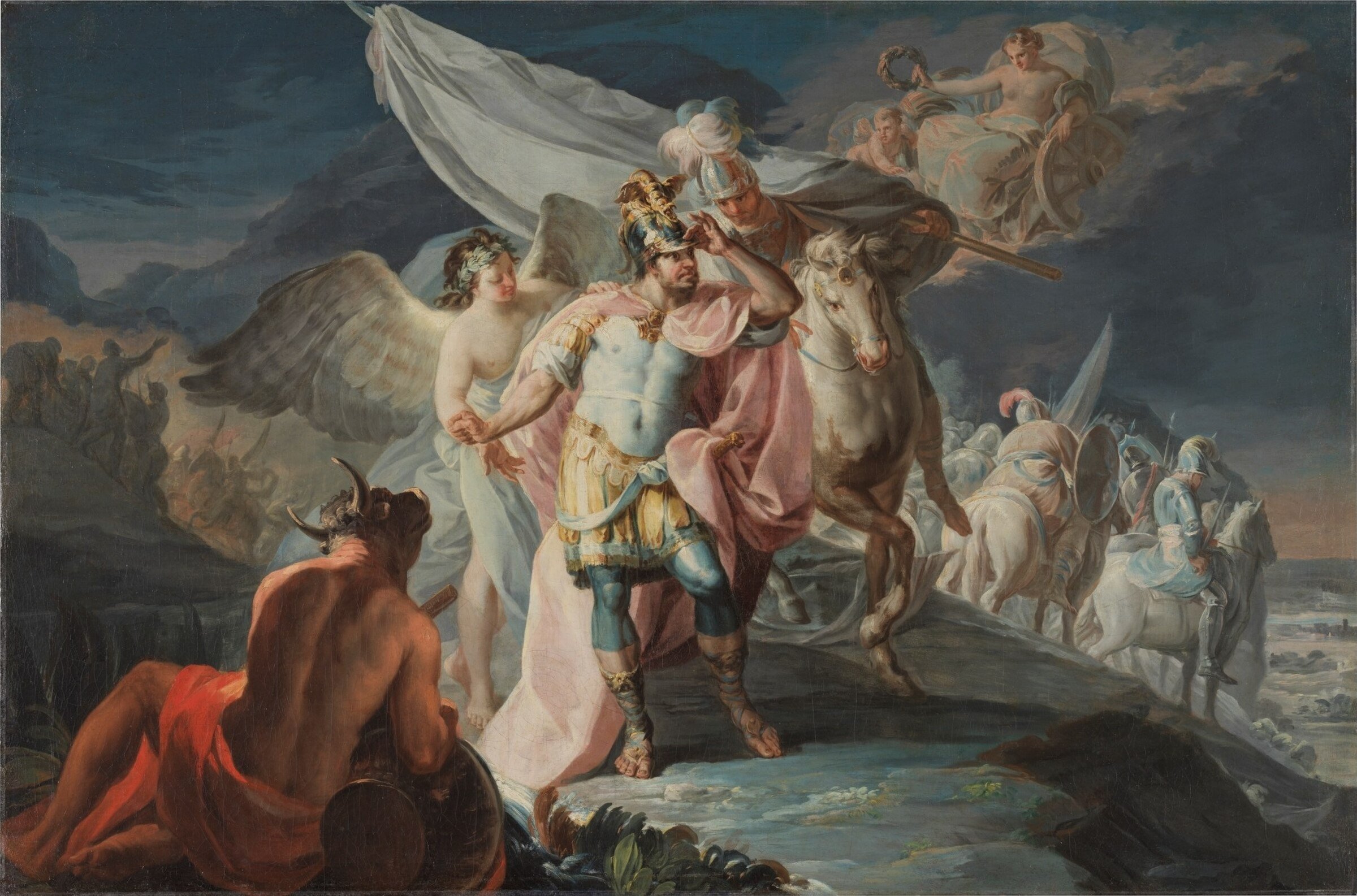 The Victorious Hannibal Seeing Italy from the Alps for the First Time by Francisco Goya