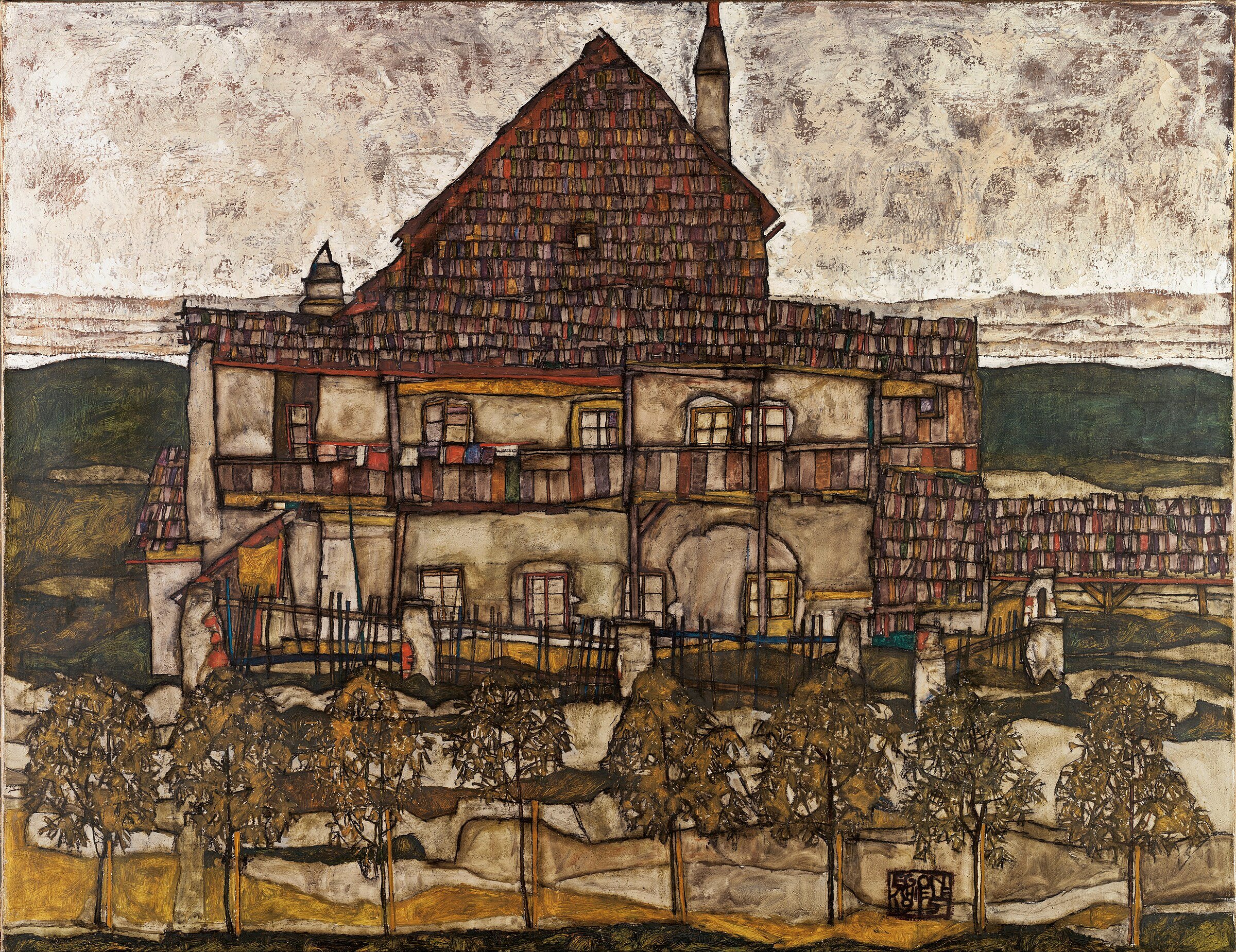 House with shingle roof — 1915