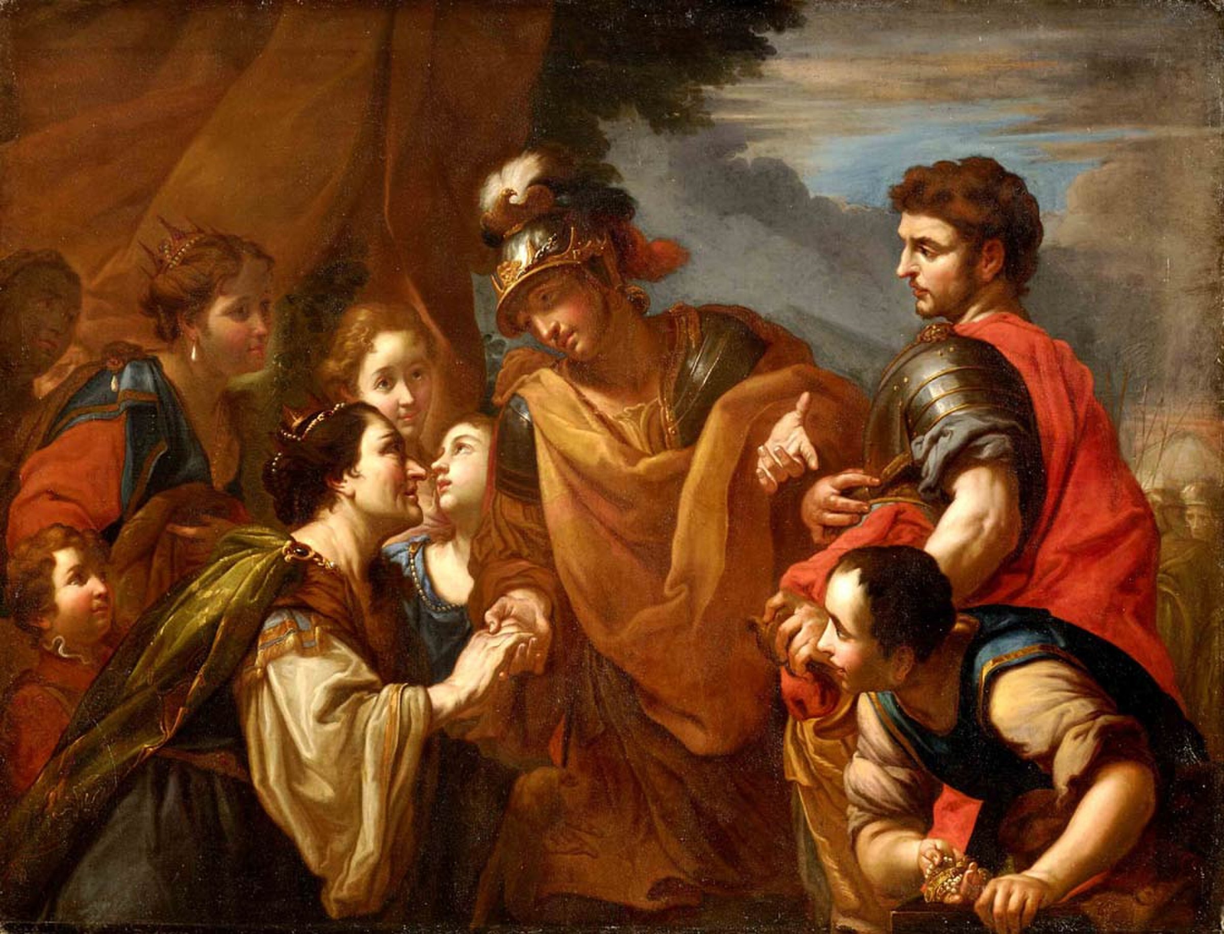 The family of Darius before Alexander the Great by Antonio Molinari