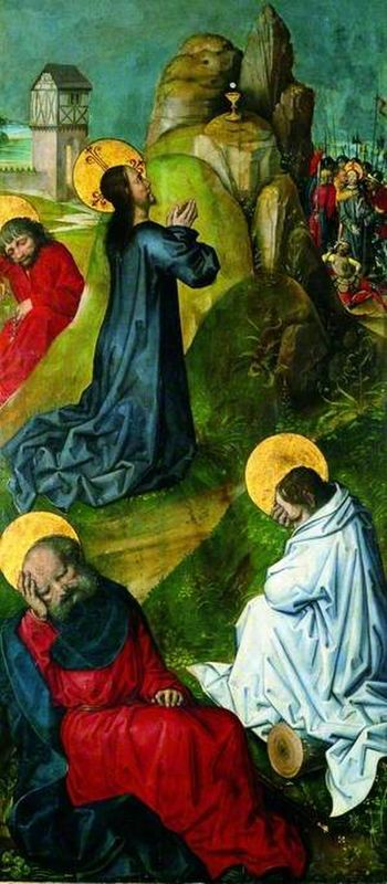 The Agony in the Garden (recto)
