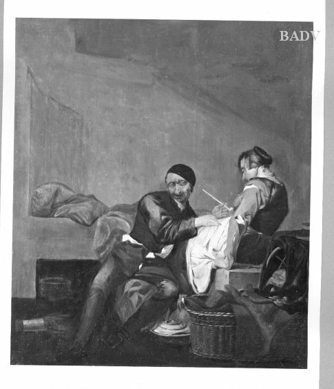 couple in interior by Gerard ter Borch the Elder