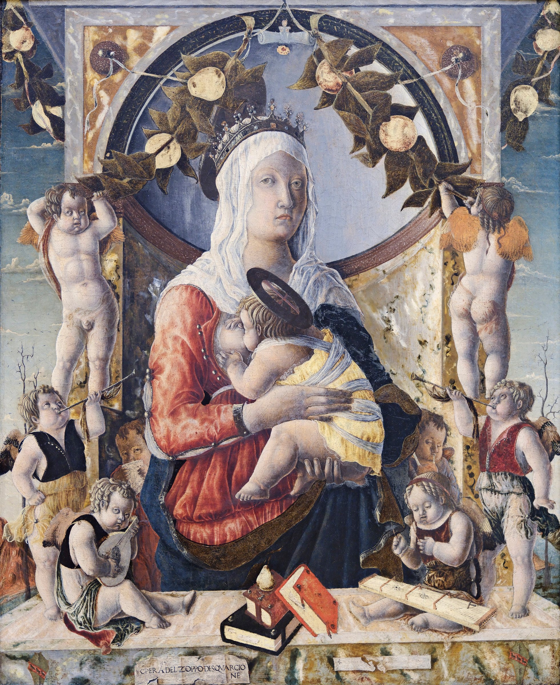 Madonna and Child with Angels by Marco Zoppo