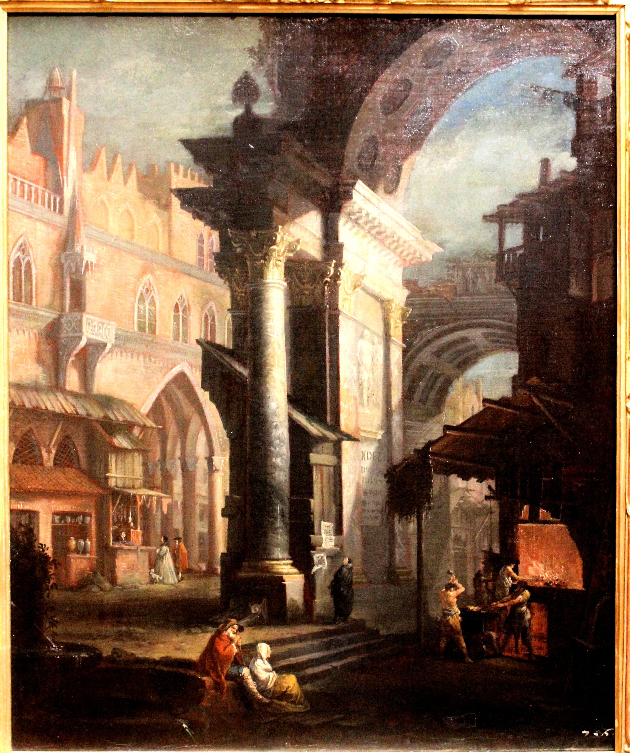 Architectural Study by Karl Hubbuch