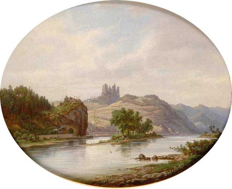 A Landscape with Vrabinec near Těchlovice