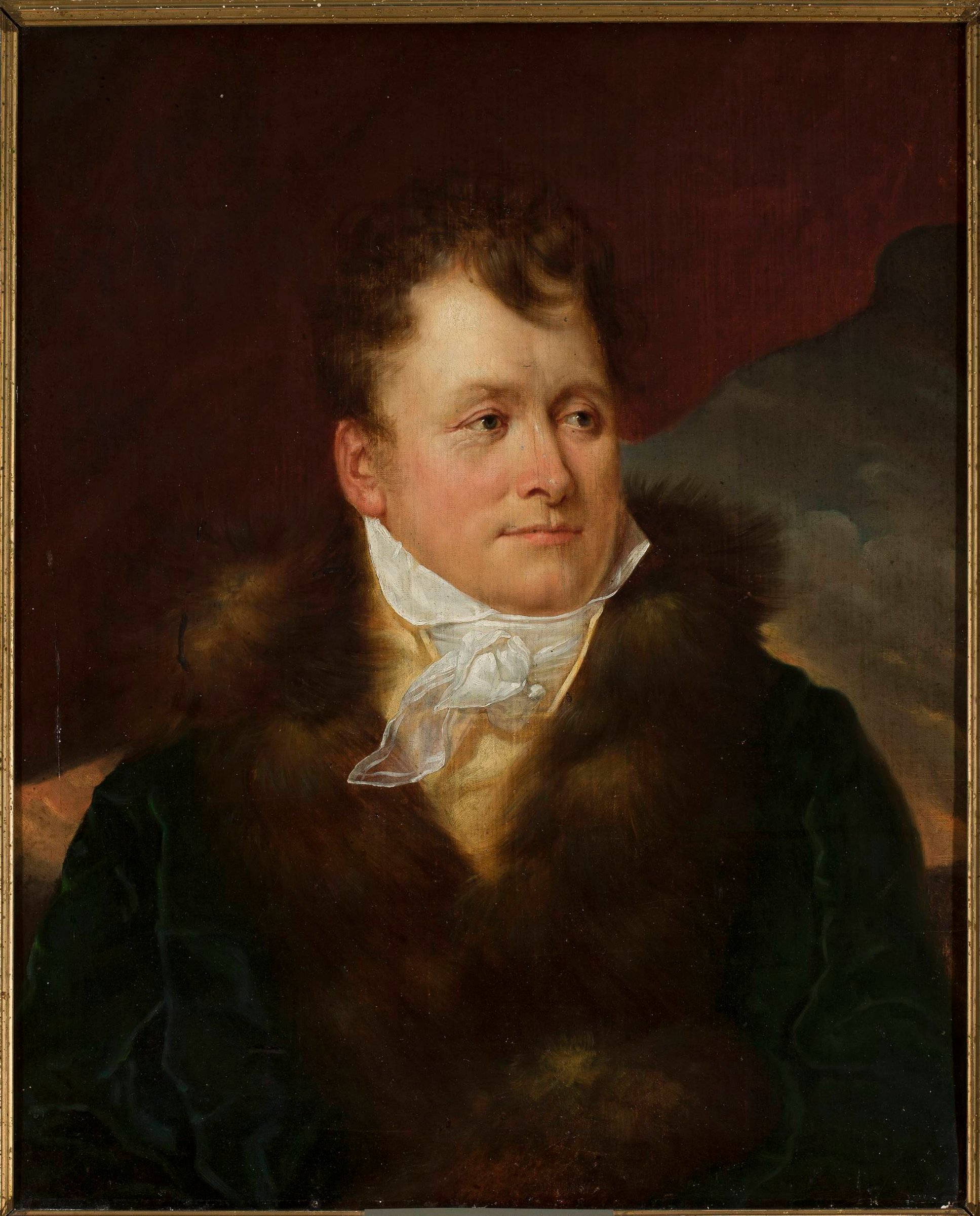 Portrait of Ignacy Nosarzewski. by Antoni Brodowski