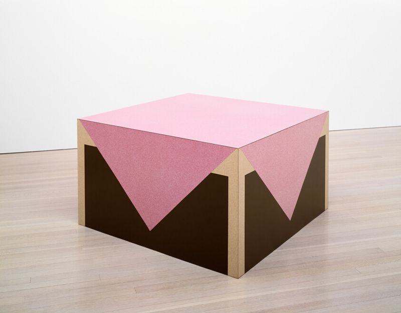 Table with Pink Tablecloth