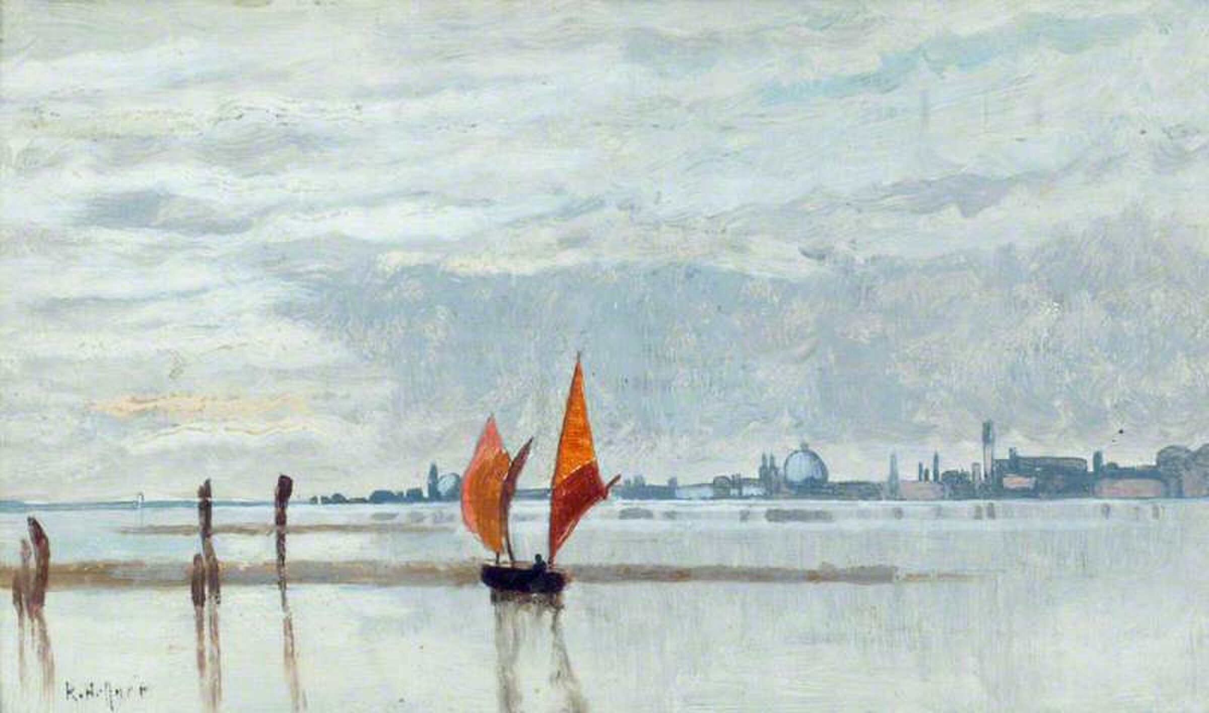 Distant View of Venice by Karl Heffner