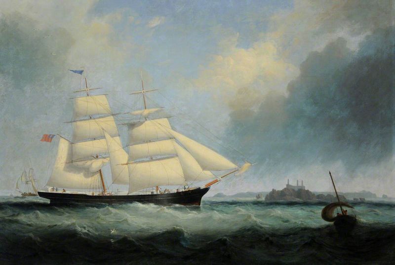 The 'Francis John' Passing the Casquets