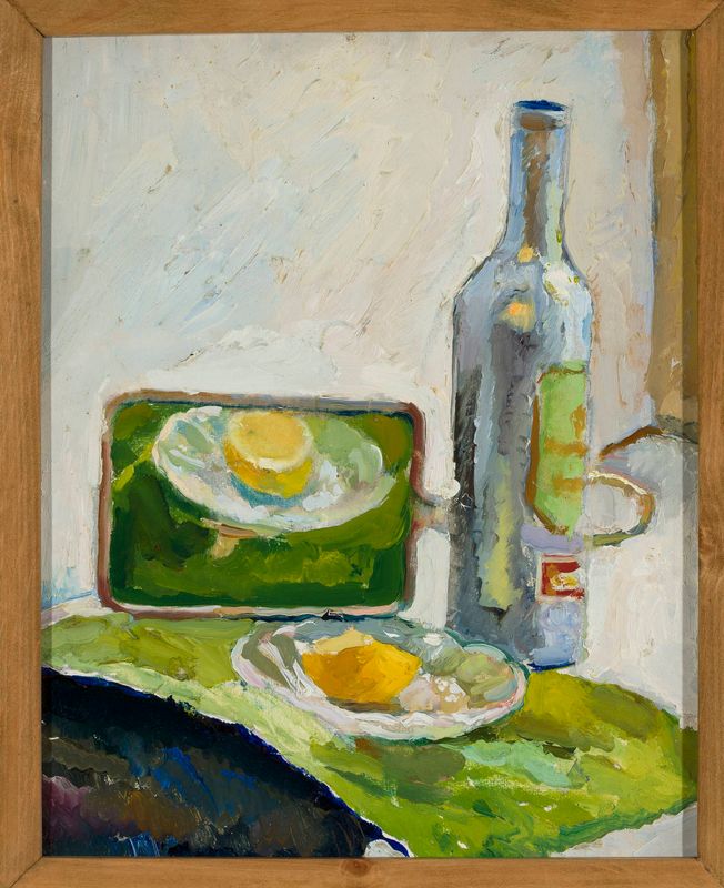 Still life with a bottle