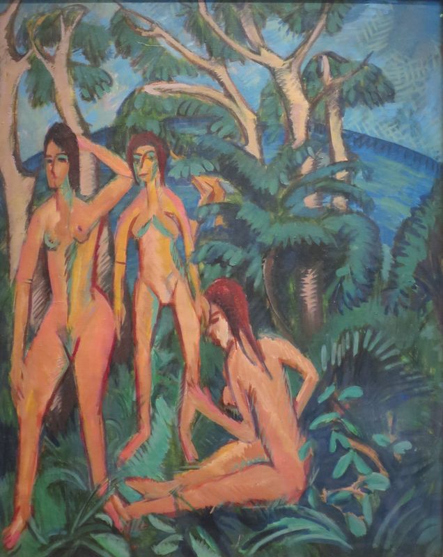 Bathers beneath Trees, Fehmarn