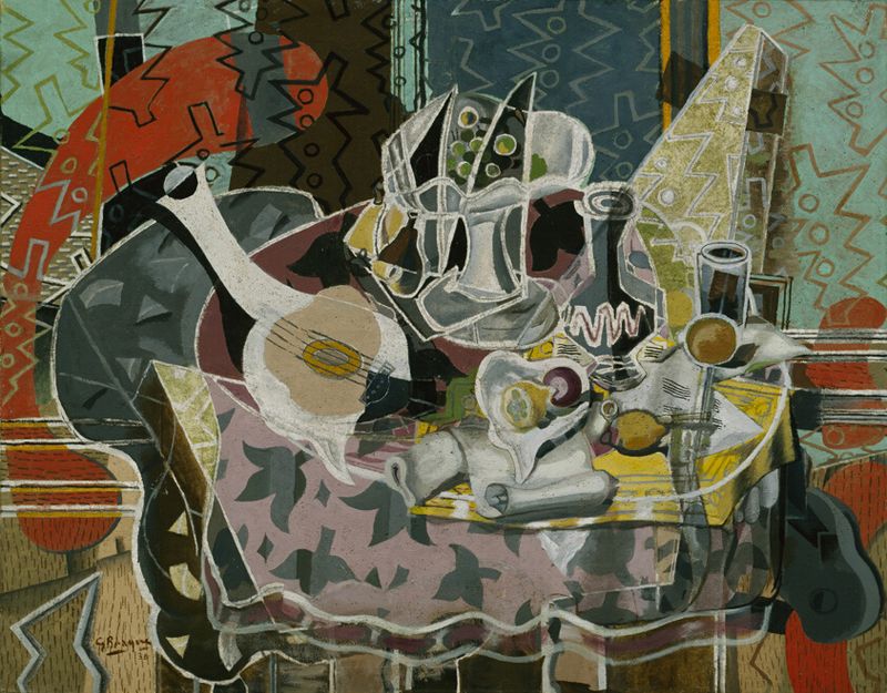 Still Life with Fruits and Stringed Instrument