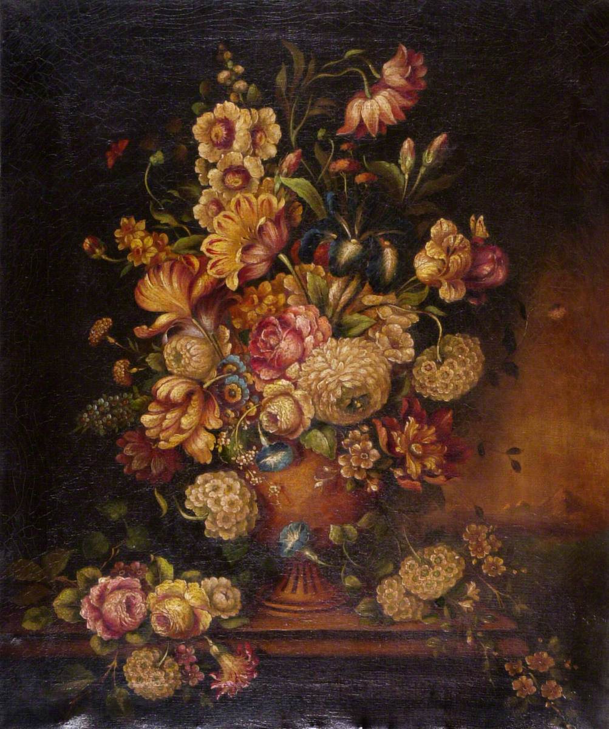 Still Life with Flowers in a Vase by Jan van Huysum