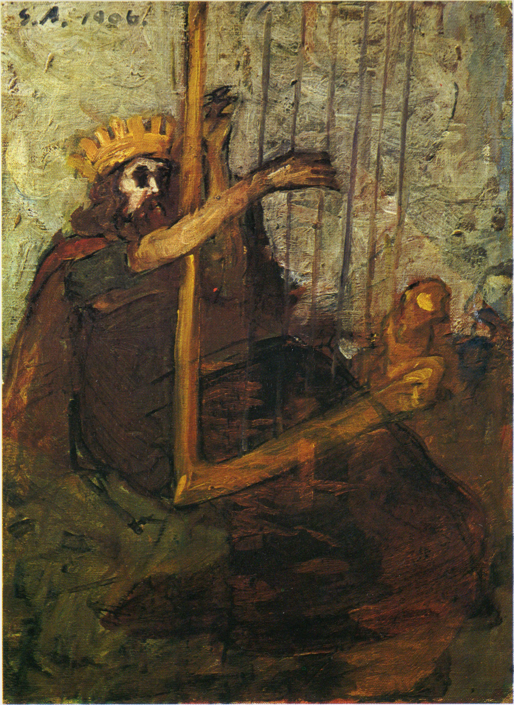 Psalm of David, An Illustration for The Story of the Old Testament — 1906