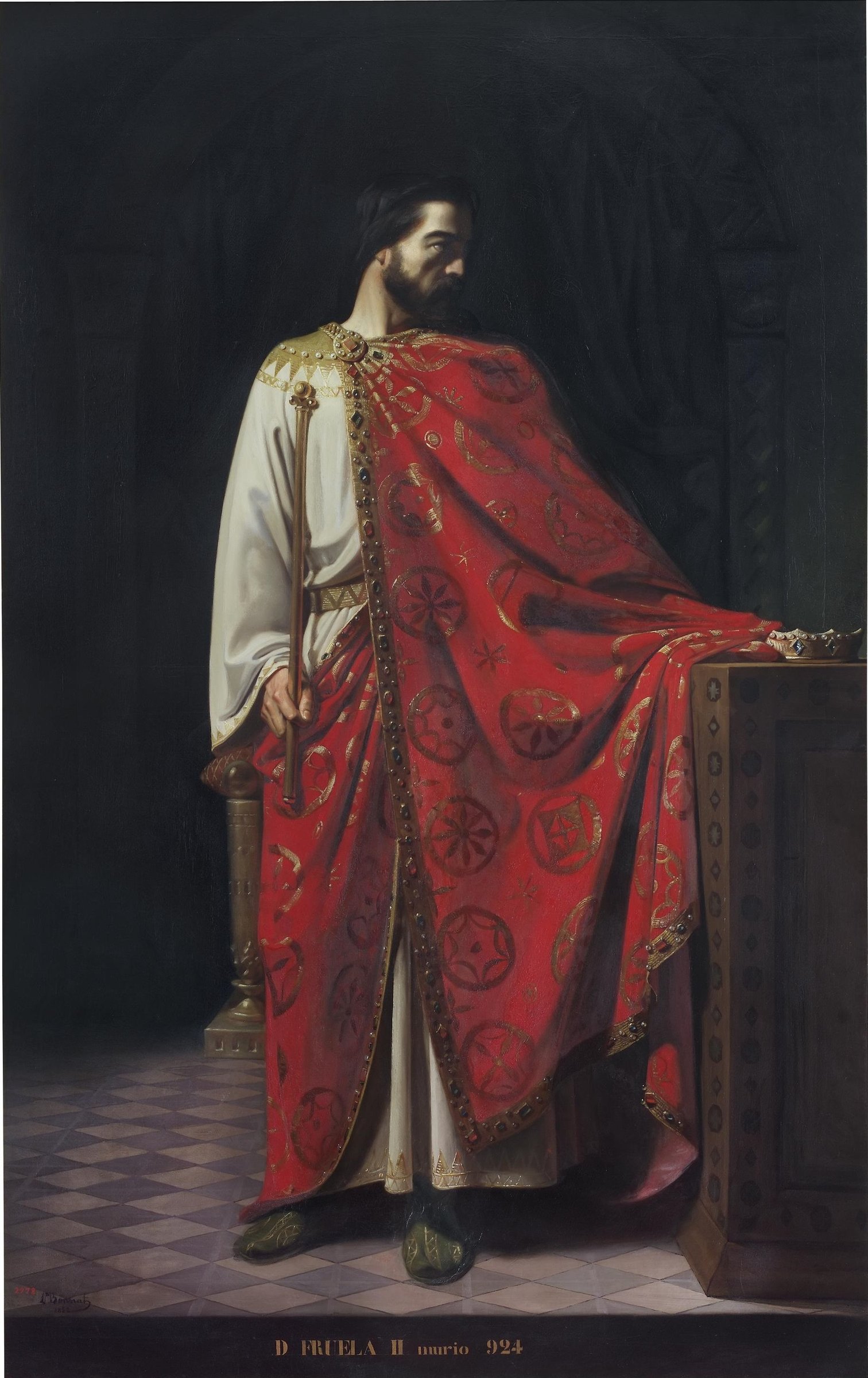 Fruela II of Asturias (king of Asturias from 910 to 925) by Léon Bonnat