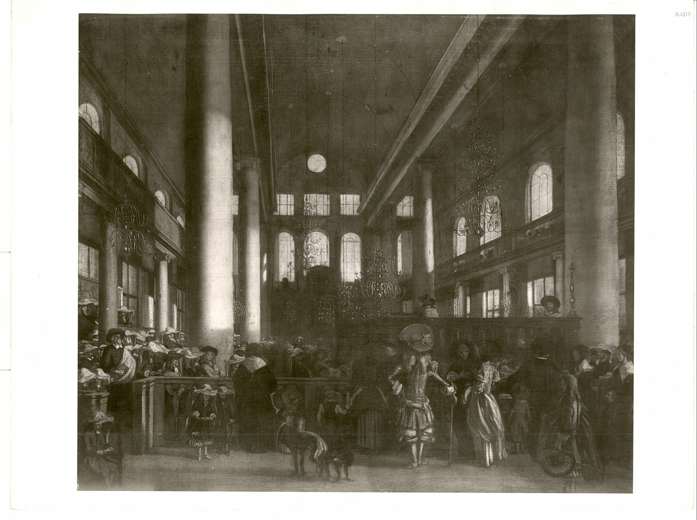 Interior of a Church by Emanuel de Witte