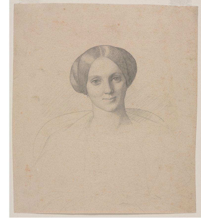 Portrait Head of a Woman by Jean-Léon Gérôme