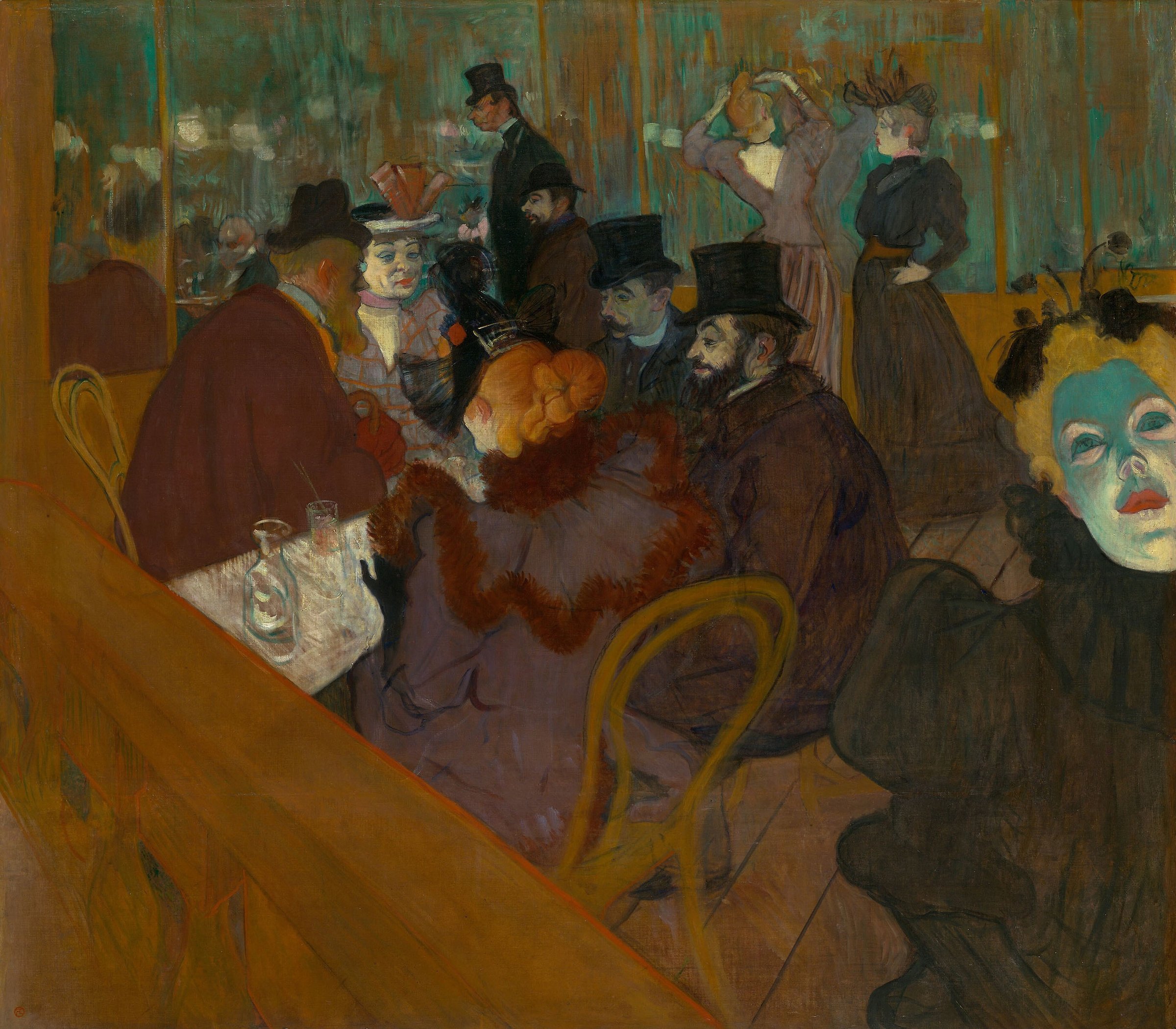 At the Moulin Rouge by Henry Baines