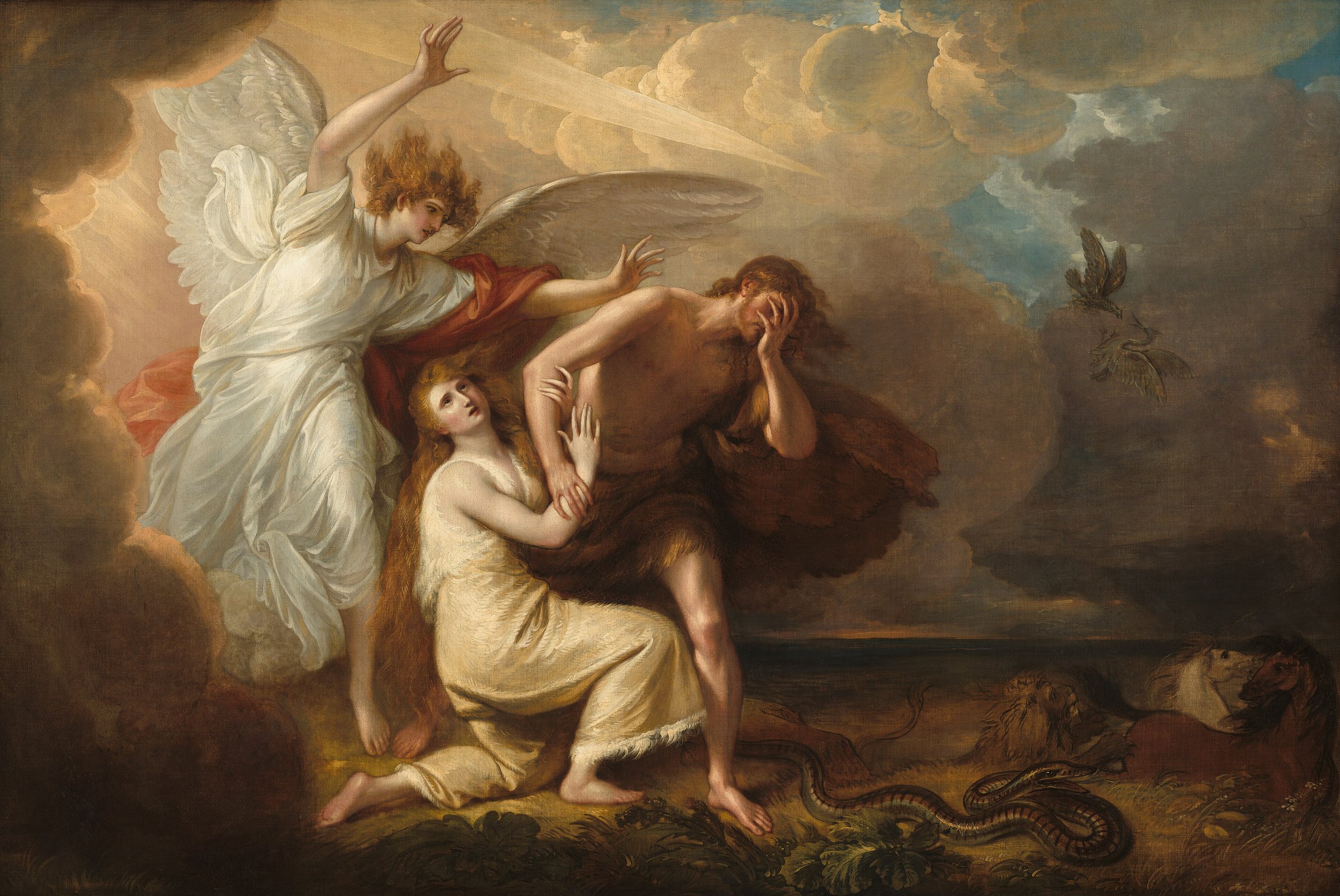 The Expulsion of Adam and Eve from Paradise by William Edward West