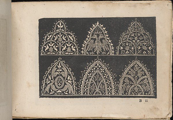 Fiori di Ricami Nuovamente Posti in Luce, page 8 (recto) by Matteo Florimi