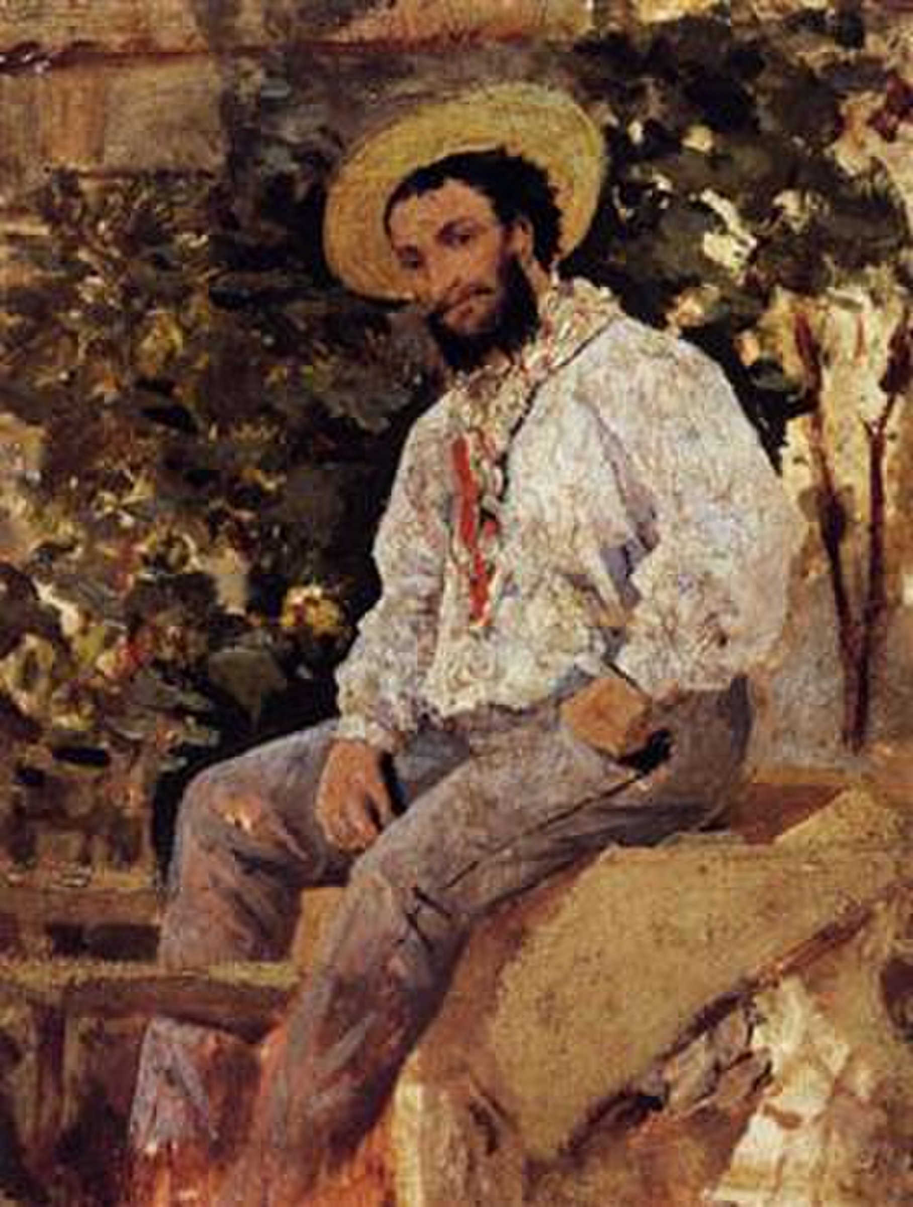 Diego Martelli in Castiglioncello by Giovanni Boldini