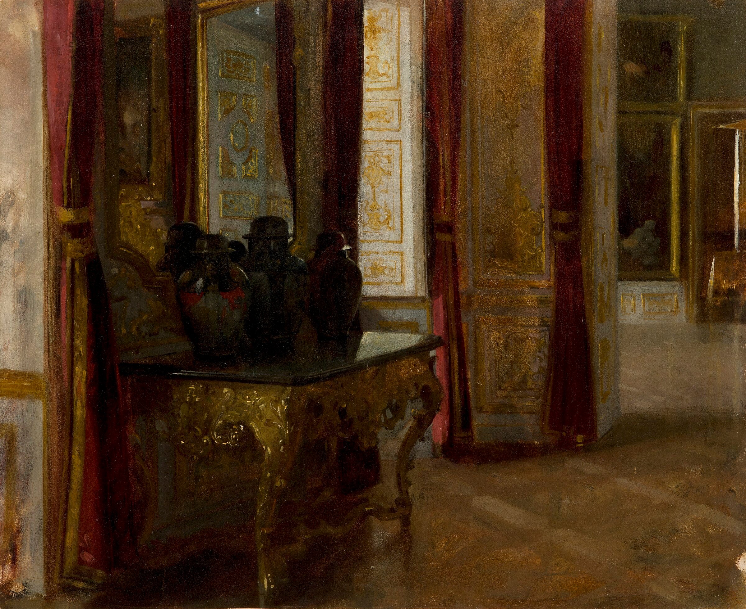 Interior by Aleksander Gierymski